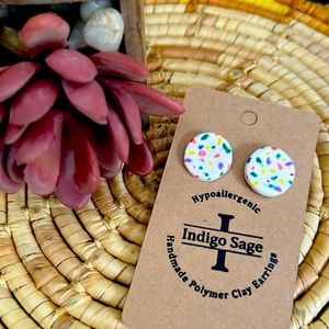 Handmade, NWT polymer clay earrings